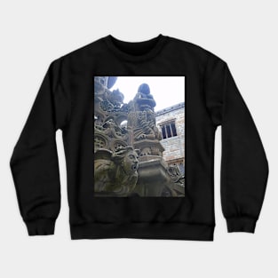 Fountain Detail (13), Linlithgow Palace, Scotland Crewneck Sweatshirt